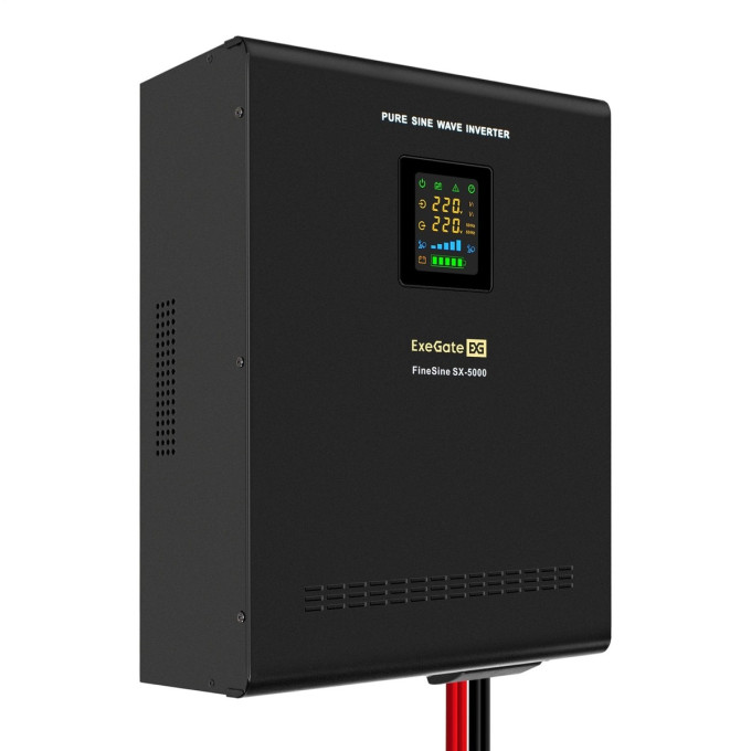 ИБП (инвертор, синус, для котла, настенный) EXEGATE FINESINE SX-5000.LCD.AVR.2SH.T EX296004RUS